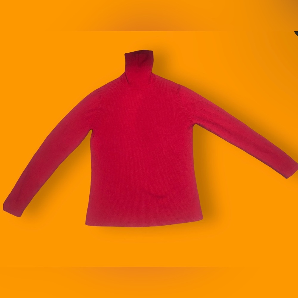 Ann Taylor Turtleneck sweater| size:L | Red | women
